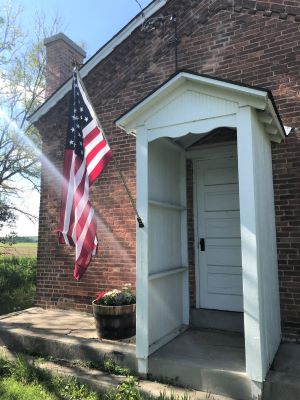 Holcombville School House exterior